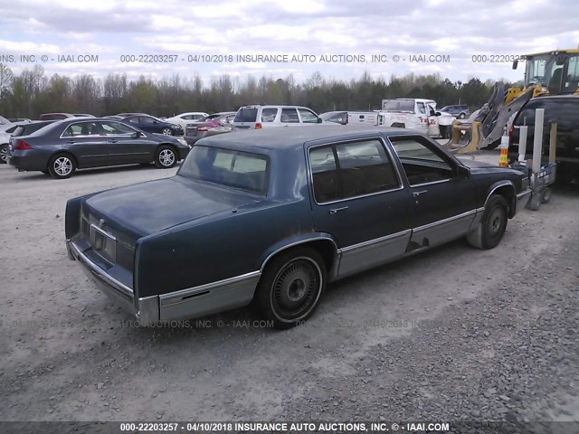 1G6CD53B0P4271447 - 1993 CADILLAC DEVILLE Light Blue photo 4