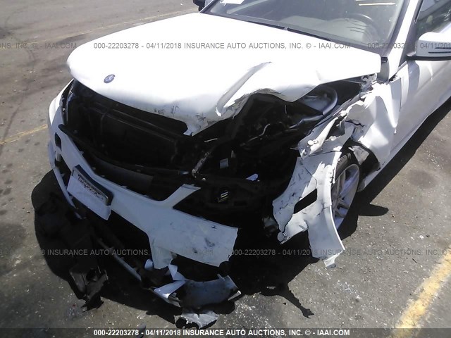 WDDGF4HB6CF853293 - 2012 MERCEDES-BENZ C 250 WHITE photo 6