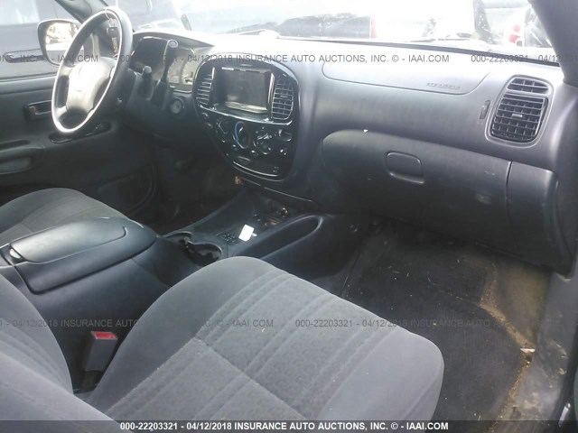 5TBBT44113S349995 - 2003 TOYOTA TUNDRA ACCESS CAB SR5 BLACK photo 5