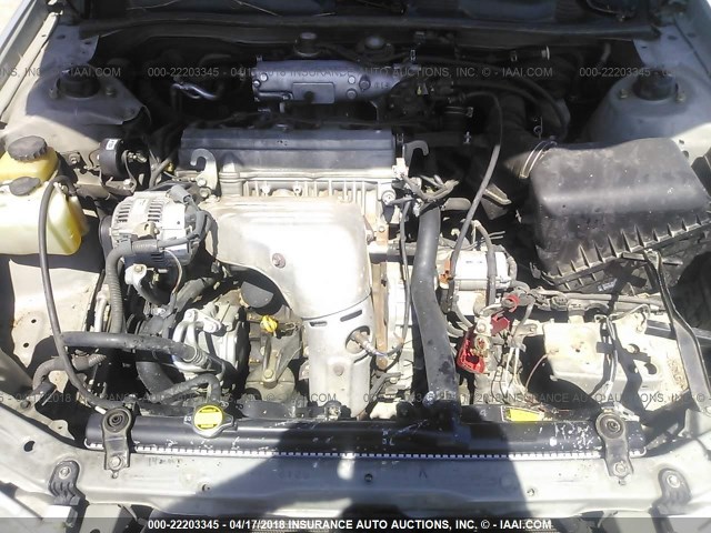 4T1BG22K91U021417 - 2001 TOYOTA CAMRY CE/LE/XLE ვერცხლისფერი ფოტო 10