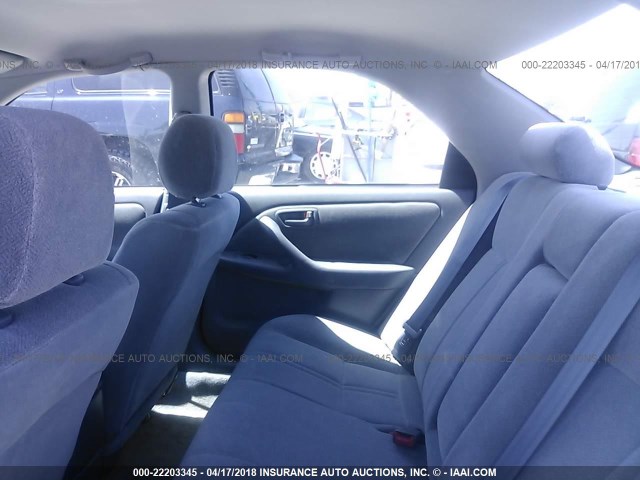 4T1BG22K91U021417 - 2001 TOYOTA CAMRY CE/LE/XLE ვერცხლისფერი ფოტო 8