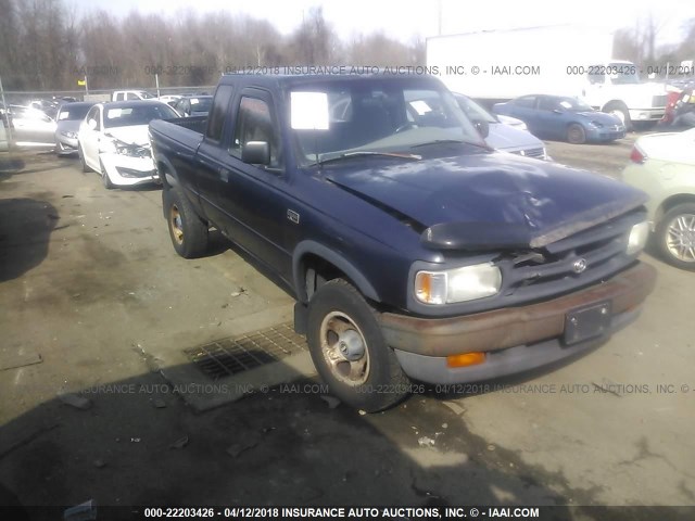 4F4CR17U3STM08664 - 1995 MAZDA B3000 CAB PLUS BLUE photo 1