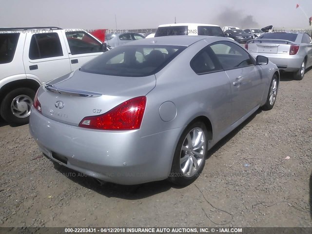 JN1CV6EK2BM212280 - 2011 INFINITI G37 SPORT SILVER photo 4