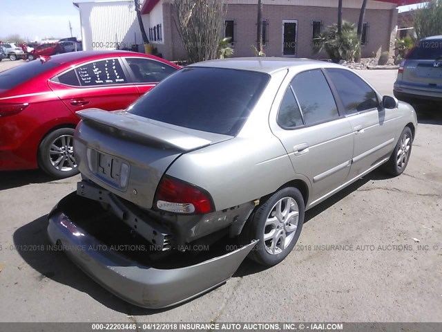 3N1CB51DX1L421236 - 2001 NISSAN SENTRA XE/GXE GRAY photo 4