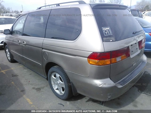 5FNRL18914B061050 - 2004 HONDA ODYSSEY EXL GOLD photo 3