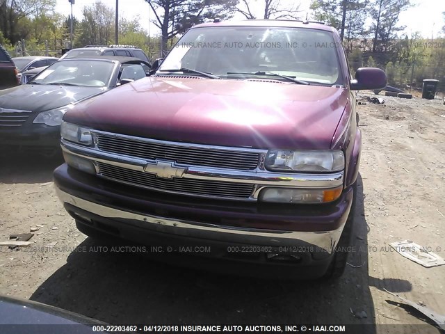 1GNEC13TX5R187167 - 2005 CHEVROLET TAHOE C1500 BURGUNDY photo 6