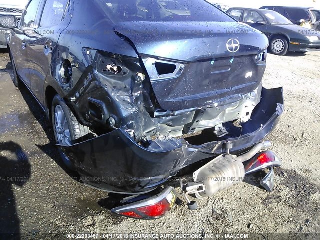 3MYDLBZV8GY127938 - 2016 TOYOTA SCION IA BLACK photo 6