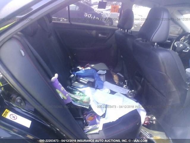 4T1BF1FK9GU157580 - 2016 TOYOTA CAMRY LE/XLE/SE/XSE BLACK photo 8