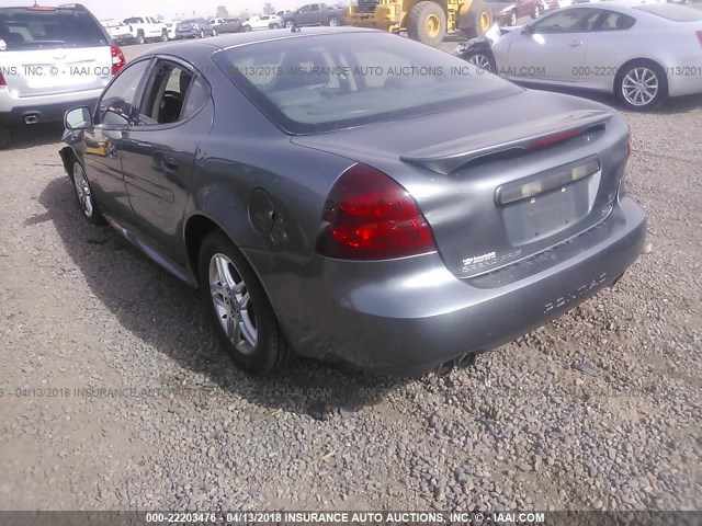 2G2WR524851330093 - 2005 PONTIAC GRAND PRIX GTP GRAY photo 3