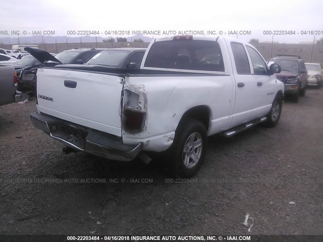 1D7HA18K33J564001 - 2003 DODGE RAM 1500 ST WHITE photo 4