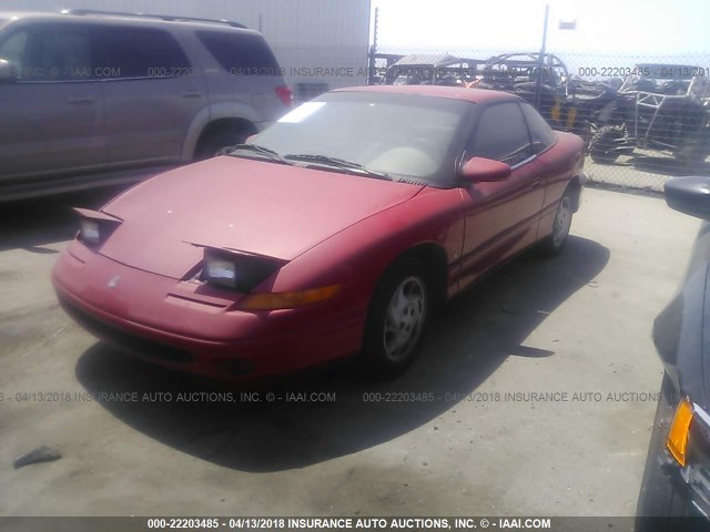 1G8ZG1274SZ147479 - 1995 SATURN SC2 RED photo 2