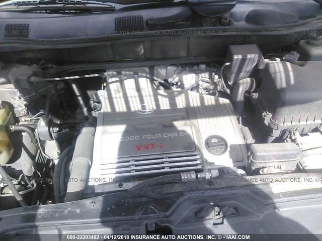 JT6HF10UXX0006397 - 1999 LEXUS RX 300 BLACK photo 10