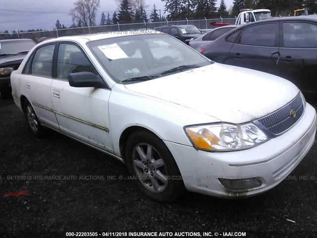 4T1BF28B6YU073141 - 2000 TOYOTA AVALON XL/XLS WHITE photo 1