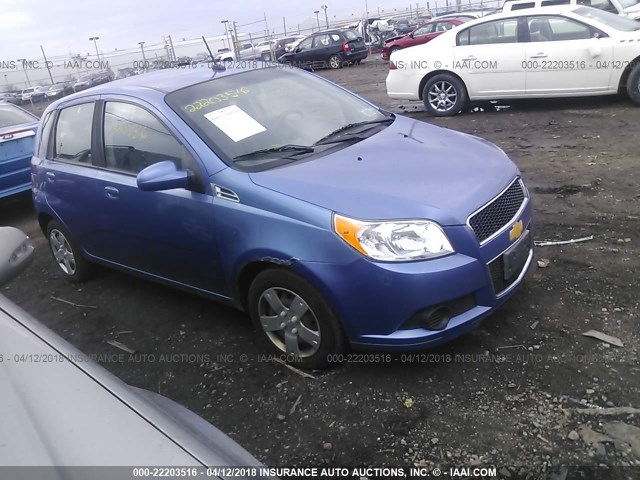 KL1TD66E69B622330 - 2009 CHEVROLET AVEO LS/LT 浅蓝色 照片 1