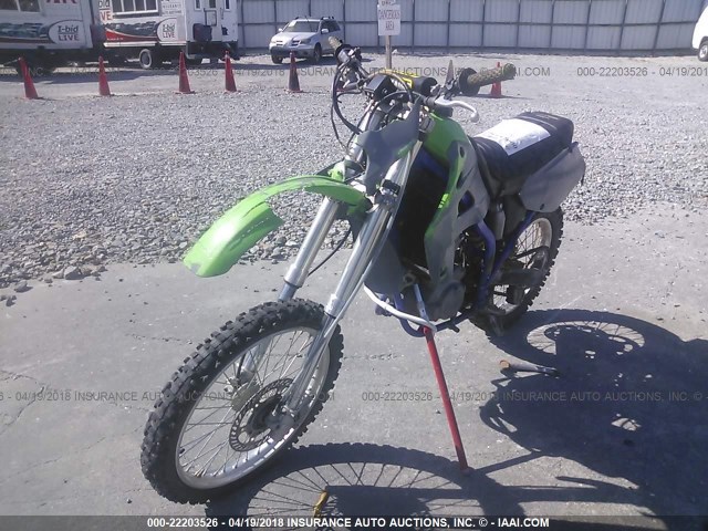 JKALXEA14PA002782 - 1993 KAWASAKI KLX650 A GREEN photo 2