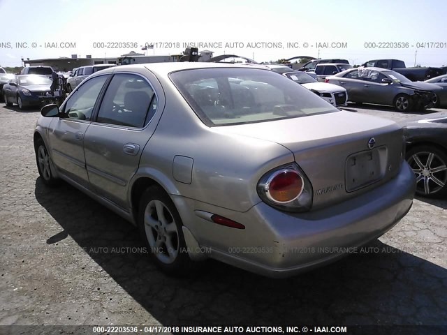 JN1DA31D73T523393 - 2003 NISSAN MAXIMA GLE/GXE/SE GOLD photo 3