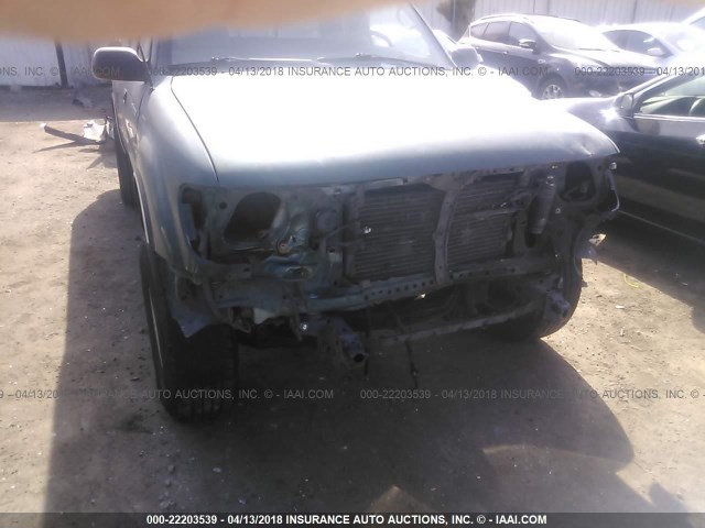 4TASM92N7YZ681478 - 2000 TOYOTA TACOMA XTRACAB PRERUNNER მწვანე ფოტო 6