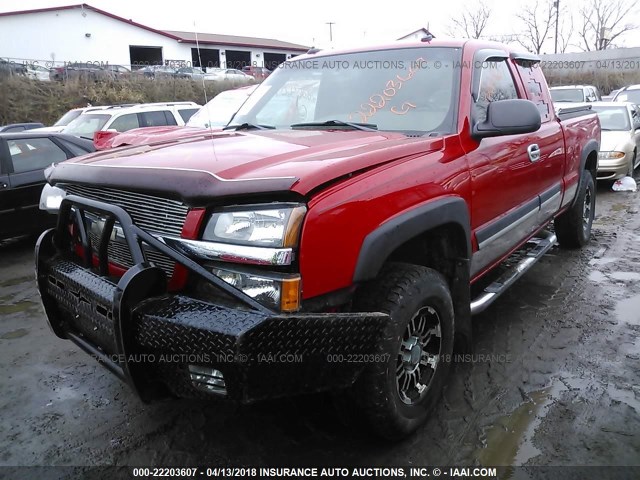 2GCEK19T931233516 - 2003 CHEVROLET SILVERADO K1500 RED photo 2