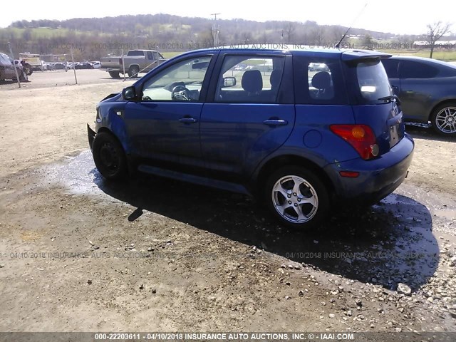 JTKKT624450122900 - 2005 TOYOTA SCION XA BLUE photo 3