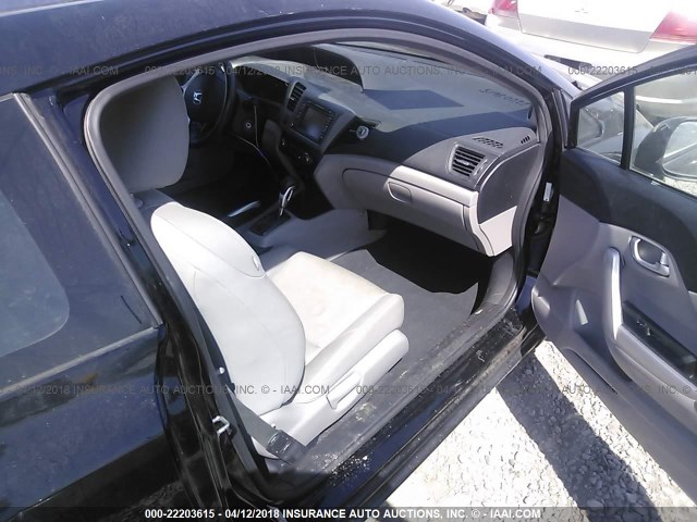 2HGFG3B1XCH535822 - 2012 HONDA CIVIC EXL BLACK photo 5