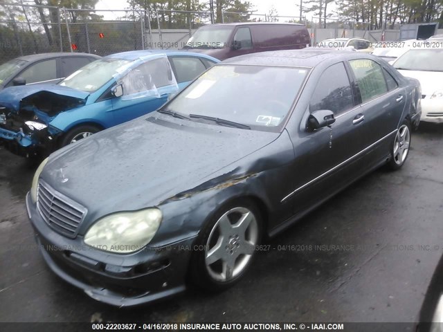 WDBNG83J46A476967 - 2006 MERCEDES-BENZ S 430 4MATIC BLUE photo 2