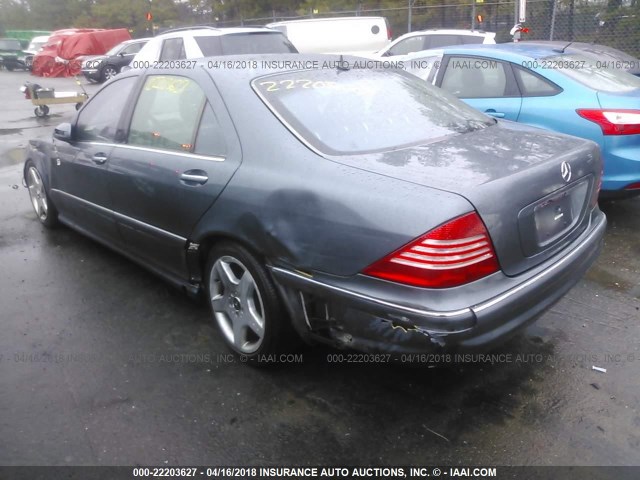 WDBNG83J46A476967 - 2006 MERCEDES-BENZ S 430 4MATIC BLUE photo 3