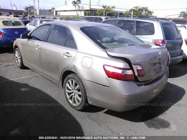 JTNBE46K083142669 - 2008 TOYOTA CAMRY CE/LE/XLE/SE GOLD photo 3