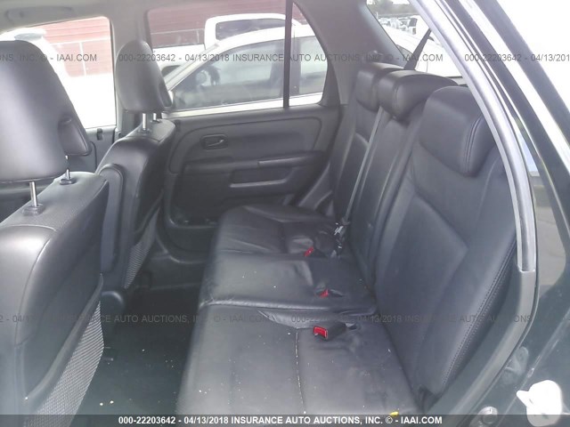 JHLRD78975C016454 - 2005 HONDA CR-V SE/EX BLACK photo 8