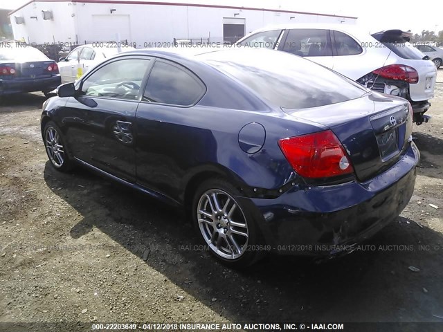 JTKDE177160096556 - 2006 TOYOTA SCION TC 蓝色 照片 3