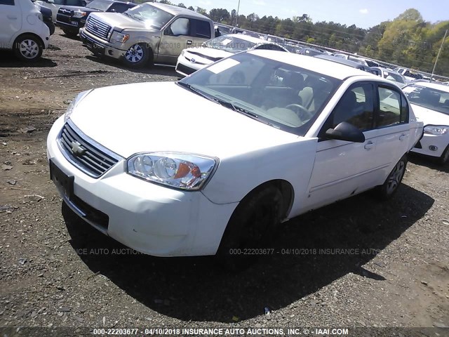 1G1ZS58N38F145694 - 2008 CHEVROLET MALIBU LS თეთრი ფოტო 2