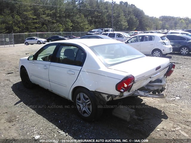 1G1ZS58N38F145694 - 2008 CHEVROLET MALIBU LS თეთრი ფოტო 3