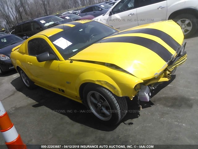 1ZVFT82H365221765 - 2006 FORD MUSTANG GT YELLOW photo 1