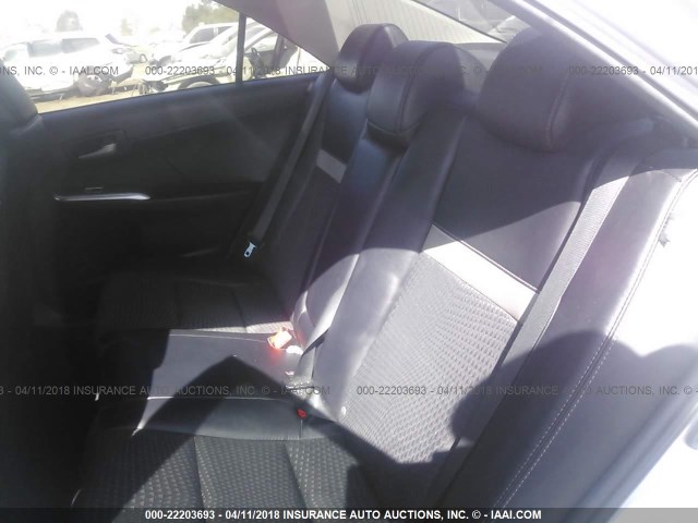 4T1BF1FK5CU045837 - 2012 TOYOTA CAMRY SE/LE/XLE 银色 照片 8