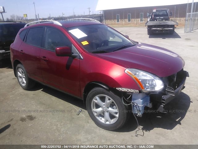 JN8AS58T98W025888 - 2008 NISSAN ROGUE S/SL RED photo 1