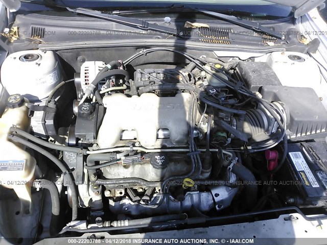 1G1NE52J72M648319 - 2002 CHEVROLET MALIBU LS SILVER photo 10