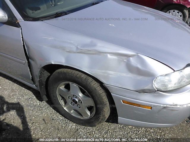 1G1NE52J72M648319 - 2002 CHEVROLET MALIBU LS SILVER photo 6