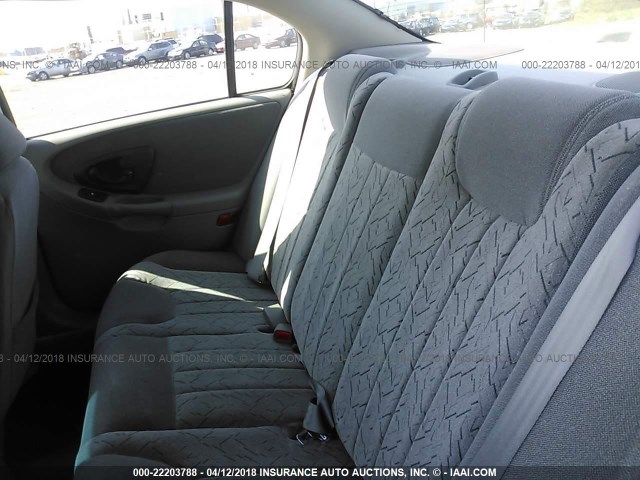 1G1NE52J72M648319 - 2002 CHEVROLET MALIBU LS SILVER photo 8