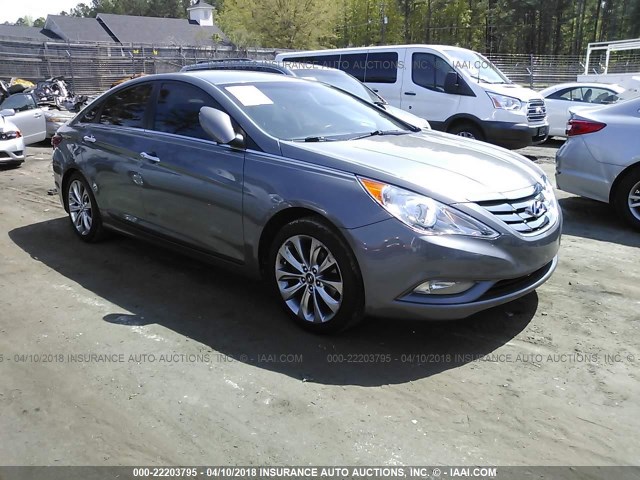 5NPEC4ACXCH352376 - 2012 HYUNDAI SONATA SE/LIMITED GRAY photo 1