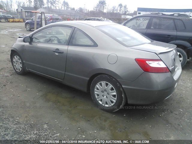 2HGFG12316H010139 - 2006 HONDA CIVIC DX VP GRAY photo 3