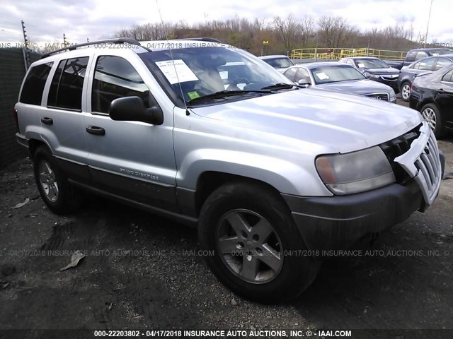 1J4GW48NX4C398899 - 2004 JEEP GRAND CHEROKEE LAREDO/COLUMBIA/FREEDOM SILVER photo 1