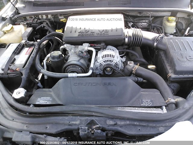 1J4GW48NX4C398899 - 2004 JEEP GRAND CHEROKEE LAREDO/COLUMBIA/FREEDOM 银色 照片 10