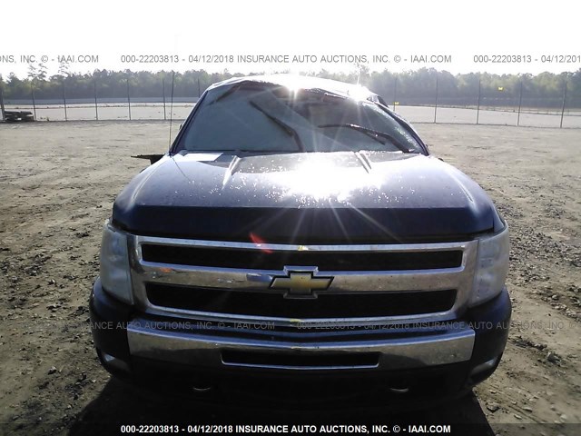 3GCRCSE04AG258098 - 2010 CHEVROLET SILVERADO C1500 LT Dark Blue photo 6