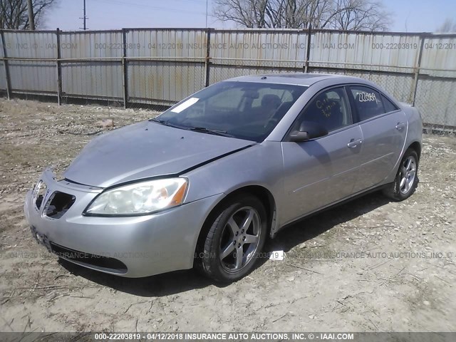 1G2ZG558064290227 - 2006 PONTIAC G6 SE1 SILVER photo 2