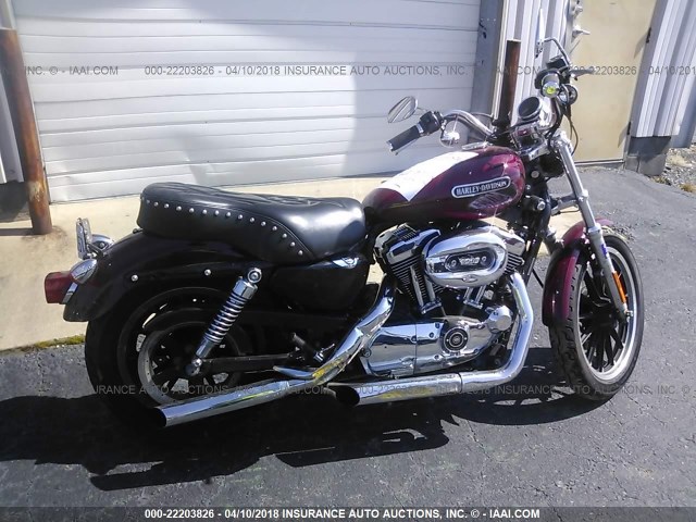 1HD1CWP496K447686 - 2006 HARLEY-DAVIDSON XL1200 L BURGUNDY photo 4