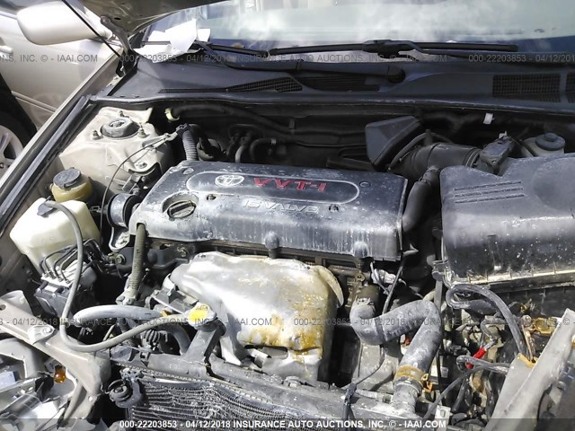 4T1BE32K35U080075 - 2005 TOYOTA CAMRY LE/XLE/SE 银色 照片 10