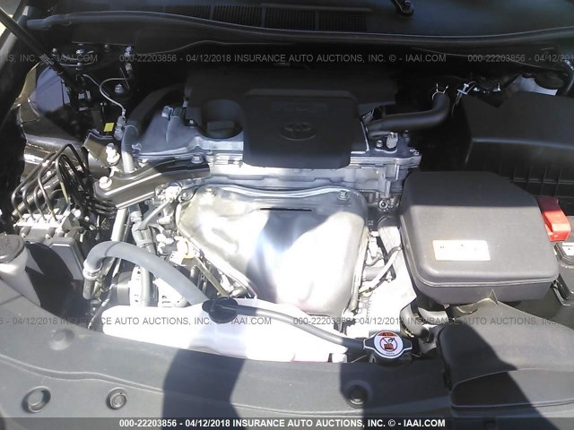 4T1BF1FK9HU367470 - 2017 TOYOTA CAMRY LE/XLE/SE/XSE BLACK photo 10