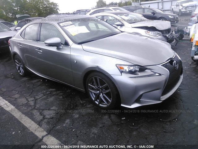 JTHBE1D20F5019556 - 2015 LEXUS IS 350 GRAY photo 1