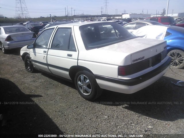 1G1LT53G8MY241914 - 1991 CHEVROLET CORSICA LT WHITE photo 3