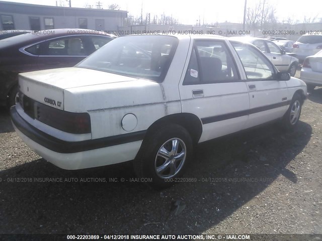 1G1LT53G8MY241914 - 1991 CHEVROLET CORSICA LT WHITE photo 4