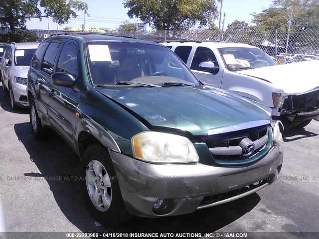 4F2YU09181KM31095 - 2001 MAZDA TRIBUTE LX/ES GREEN photo 1